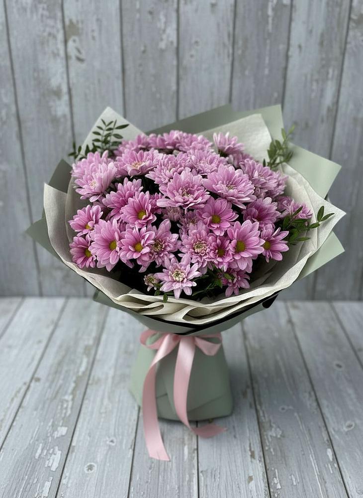 Букет цветов из: Хризантемы в Сельцо Ленинградская область