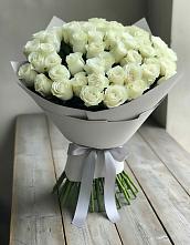 Букет 35 Белых роз в Сельцо Ленинградская область