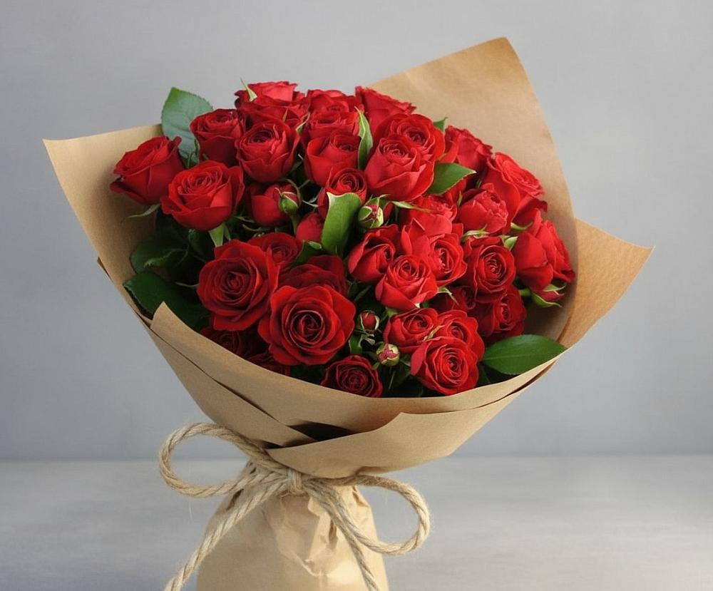 Букет Любовный роман в Сельцо Ленинградская область