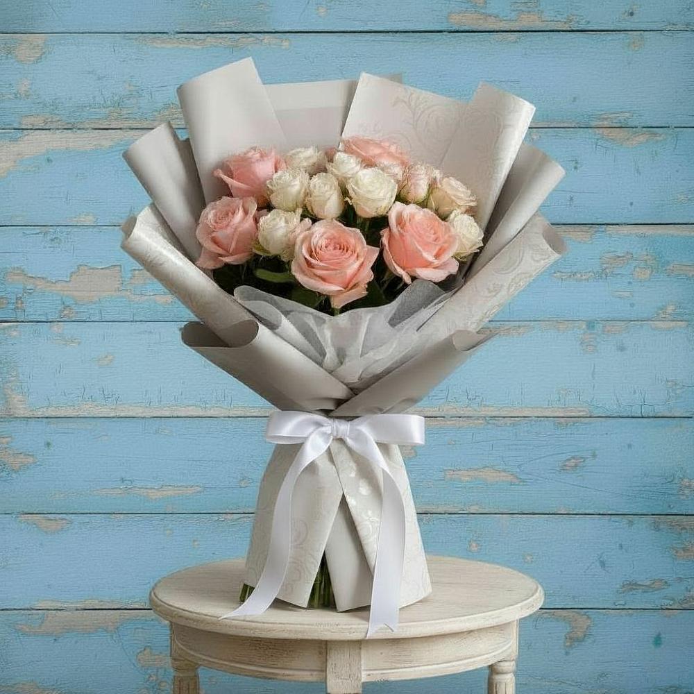 Букет цветов из: Розы в Сельцо Ленинградская область