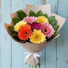 Букет цветов из:  Герберы в Сельцо Ленинградская область