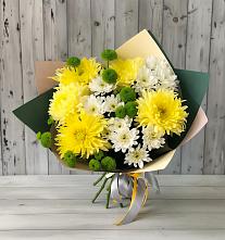 Букет цветов из:  Хризантемы #REPLACE_PRED# Сельцо Ленинградская область