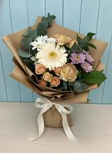 Букет цветов из:  Герберы и Хризантемы в Сельцо Ленинградская область