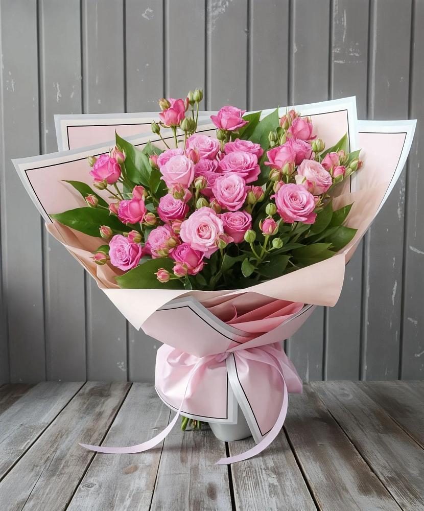 Букет Розовый кустик в Сельцо Ленинградская область
