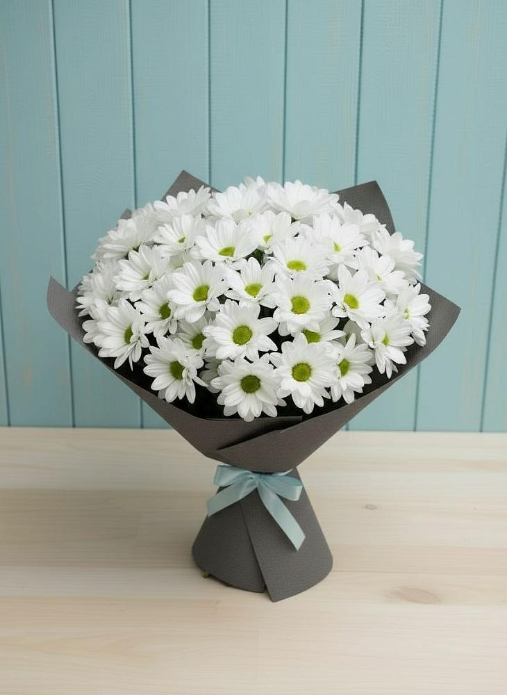 Букет цветов из: Хризантемы в Сельцо Ленинградская область