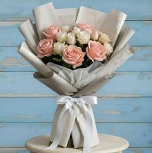 Букет цветов из:  Розы #REPLACE_PRED# Сельцо Ленинградская область