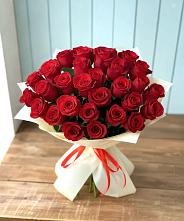 Букет 29 Красных роз в Сельцо Ленинградская область