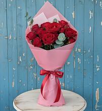 Букет цветов из:  Розы #REPLACE_PRED# Сельцо Ленинградская область