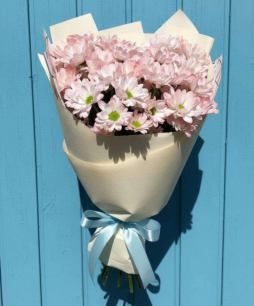 Букет цветов из: Хризантемы в Сельцо Ленинградская область