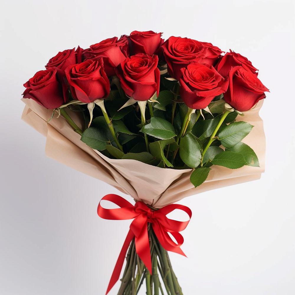 Букет 11 Красных роз Эдлесс Лав в Сельцо Ленинградская область