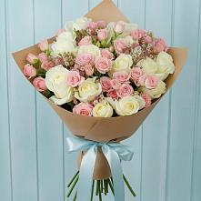 Букет цветов из:  Розы в Сельцо Ленинградская область
