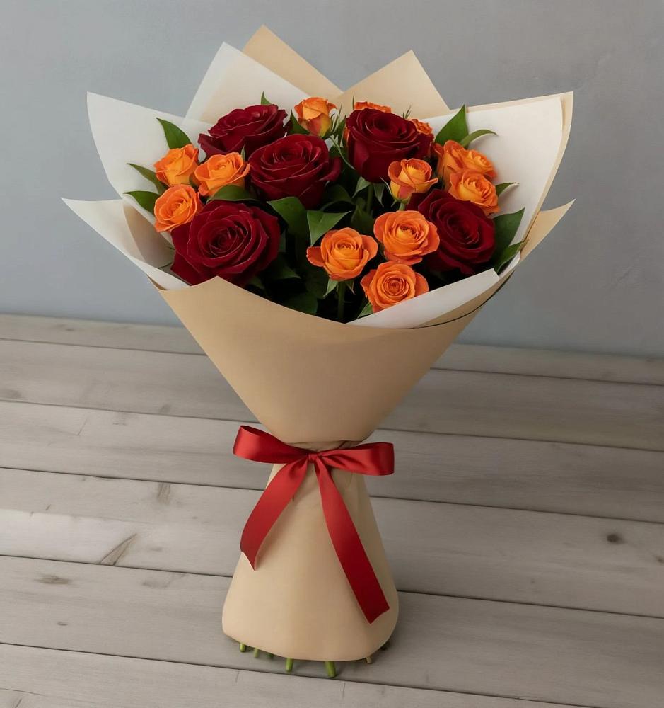 Букет Любовь и восторг в Сельцо Ленинградская область